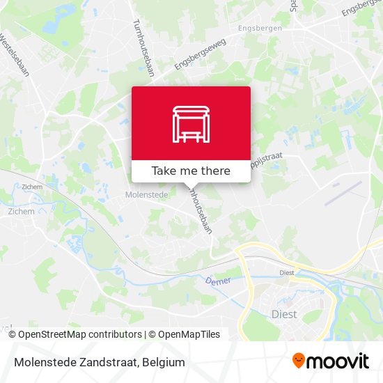 Molenstede Zandstraat map
