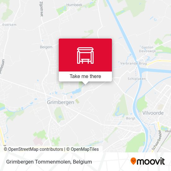 Grimbergen Tommenmolen plan