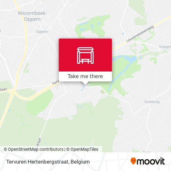 Tervuren Hertenbergstraat plan