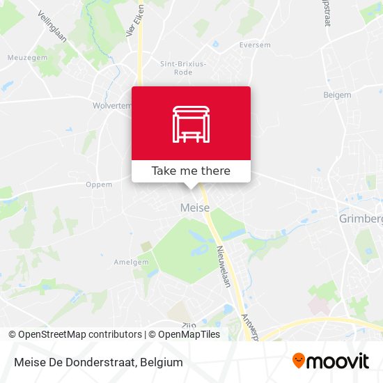 Meise De Donderstraat map