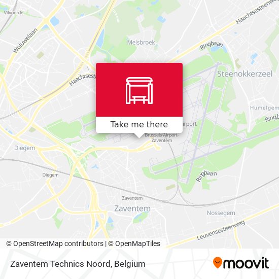 Zaventem Technics Noord map