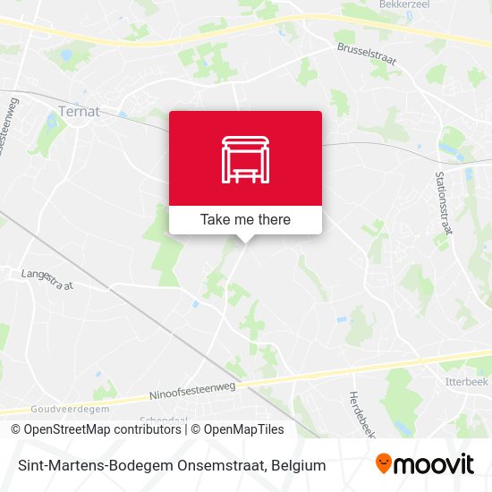 Sint-Martens-Bodegem Onsemstraat map