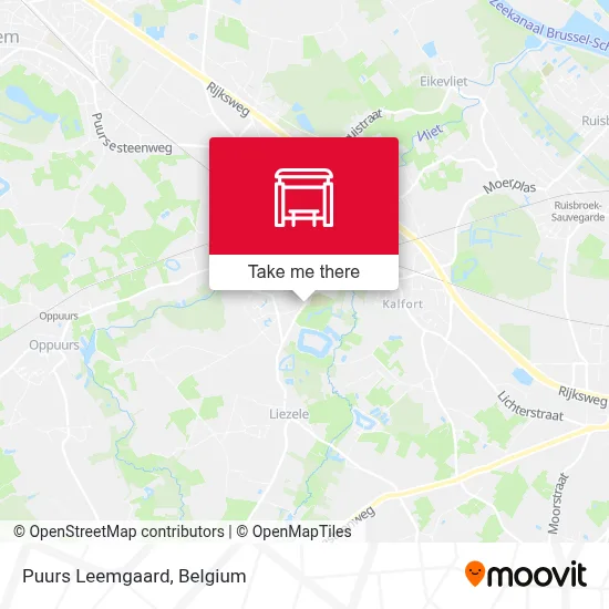 Puurs Leemgaard map