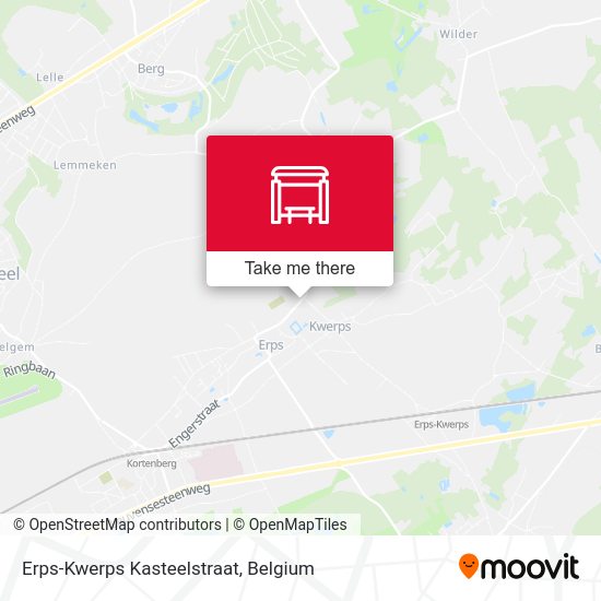 Erps-Kwerps Kasteelstraat plan