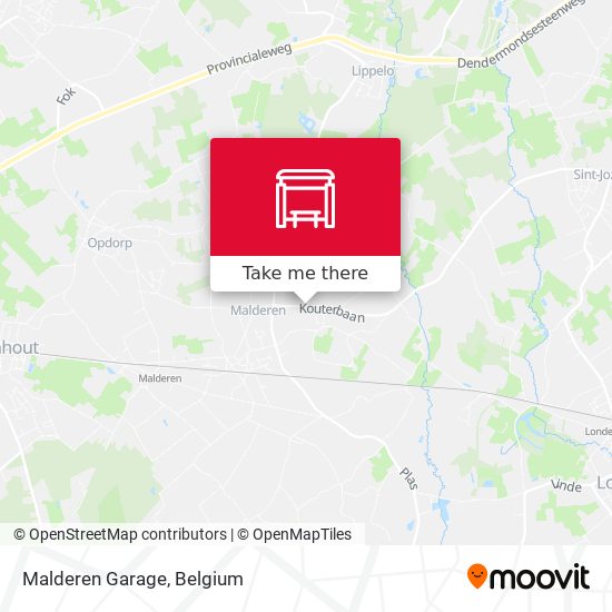 Malderen Garage map