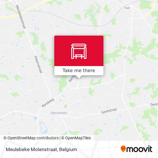 Meulebeke Molenstraat map