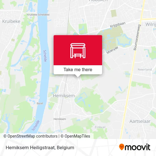Hemiksem Heiligstraat map