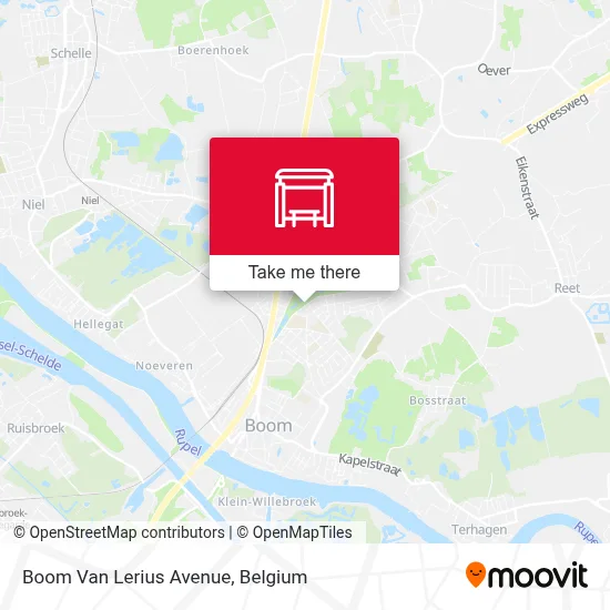 Boom Van Lerius Avenue map