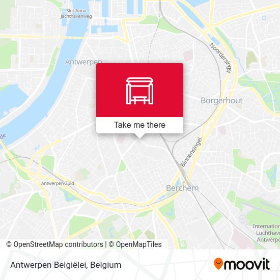 Antwerpen Belgiëlei plan