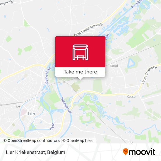 Lier Kriekenstraat map