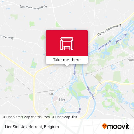 Lier Sint-Jozefstraat plan