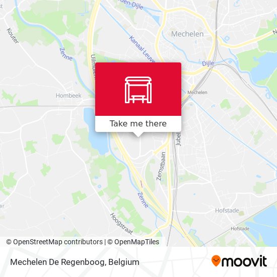 Mechelen De Regenboog map