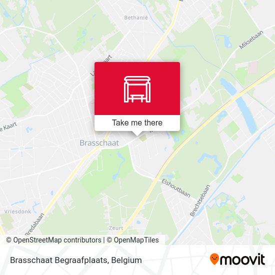 Brasschaat Begraafplaats map