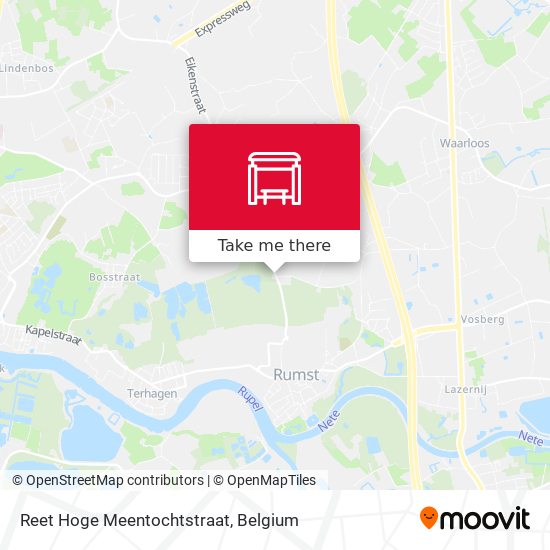 Reet Hoge Meentochtstraat map