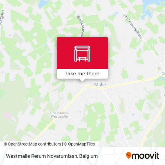 Westmalle Rerum Novarumlaan plan