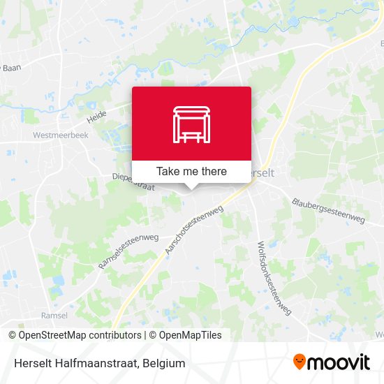 Herselt Halfmaanstraat plan