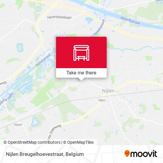 Nijlen Breugelhoevestraat map