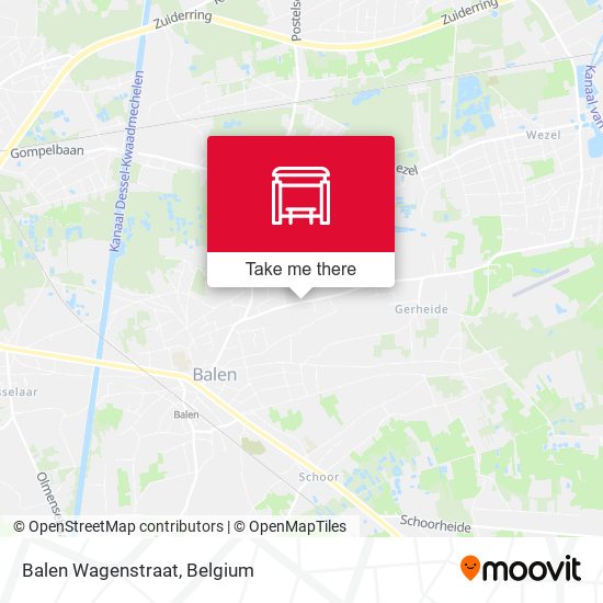 Balen Wagenstraat map