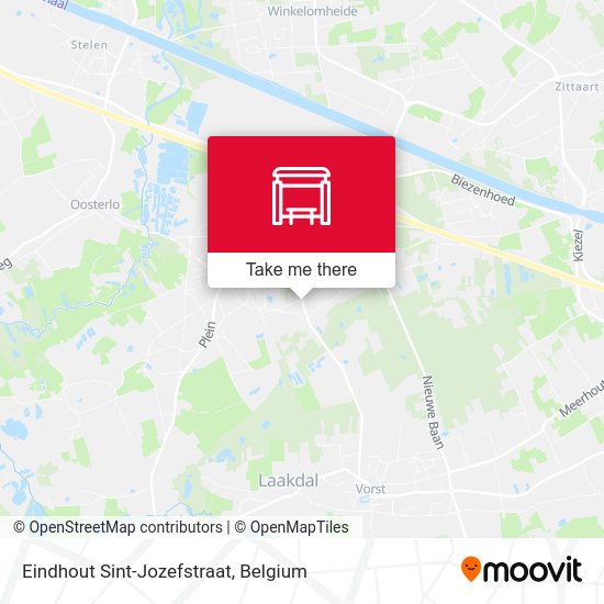 Eindhout Sint-Jozefstraat plan