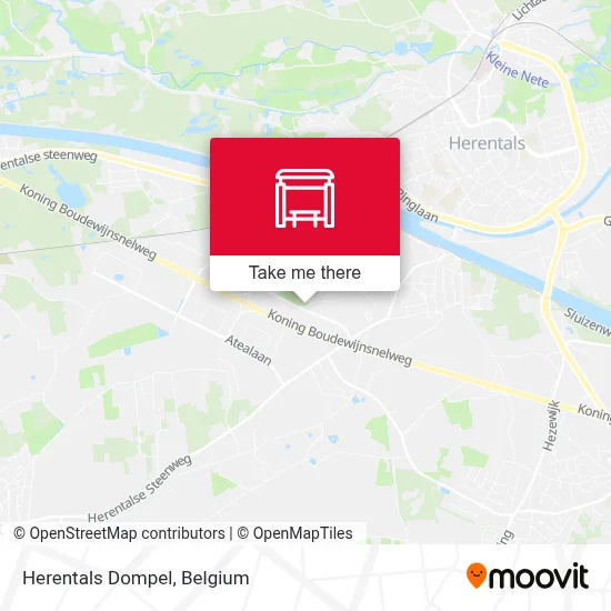 Herentals Dompel map