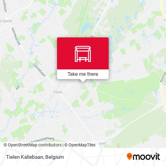 Tielen Kaliebaan plan