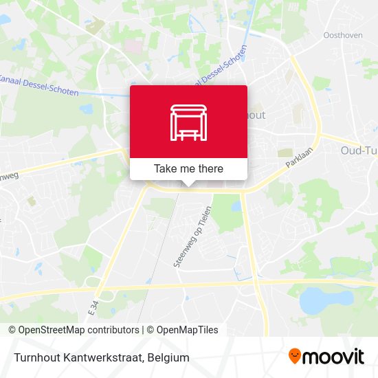 Turnhout Kantwerkstraat plan