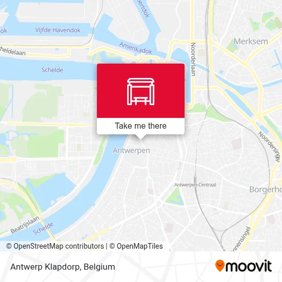 Antwerp Klapdorp map