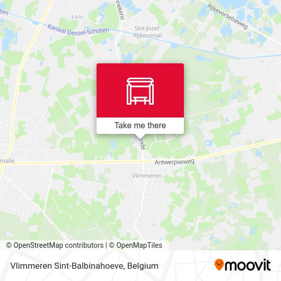 Vlimmeren Sint-Balbinahoeve map