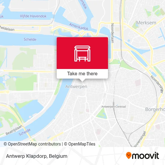 Antwerp Klapdorp map