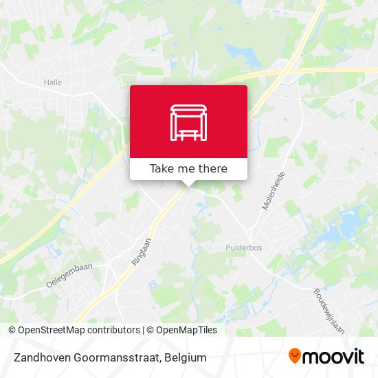 Zandhoven Goormansstraat map