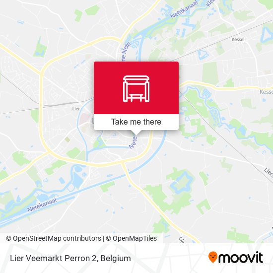 Lier Veemarkt Perron 2 map