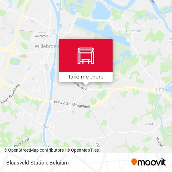 Blaasveld Station plan