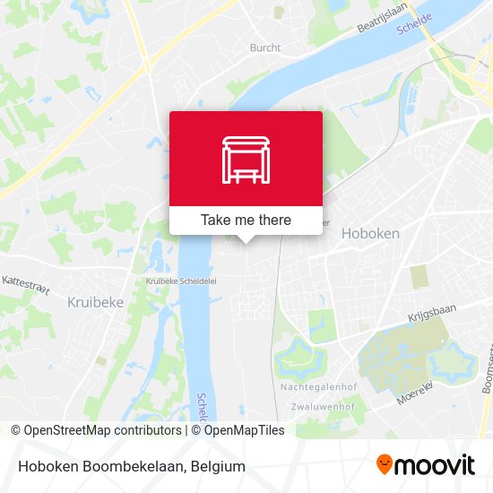 Hoboken Boombekelaan map