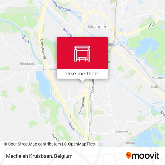 Mechelen Kruisbaan map