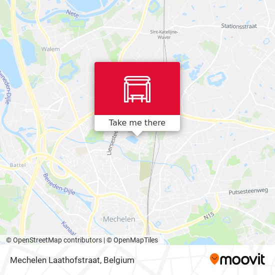 Mechelen Laathofstraat map