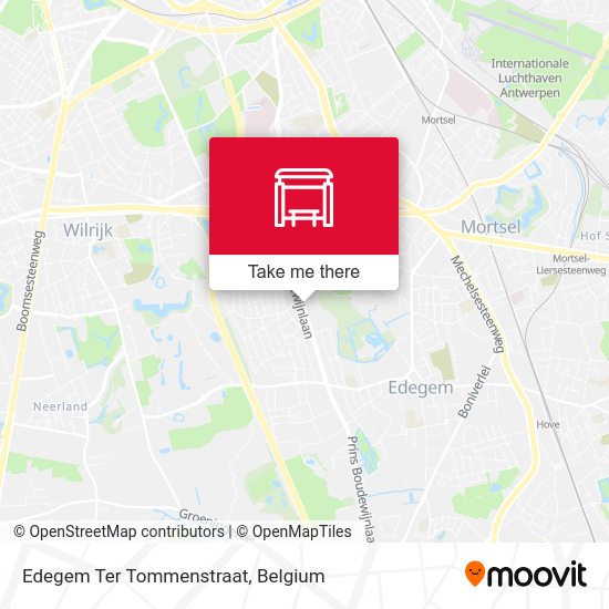 Edegem Ter Tommenstraat plan