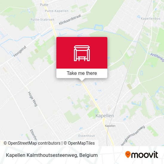 Kapellen Kalmthoutsesteenweg map