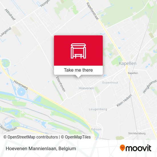 Hoevenen Mannienlaan plan