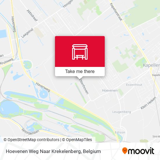 Hoevenen Weg Naar Krekelenberg plan