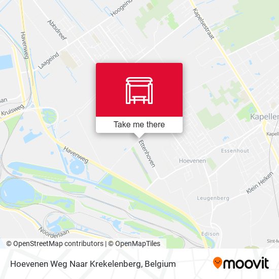 Hoevenen Weg Naar Krekelenberg map