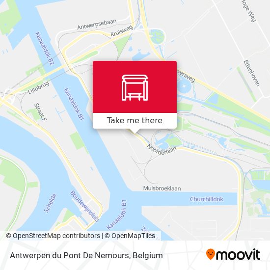 Antwerpen du Pont De Nemours map