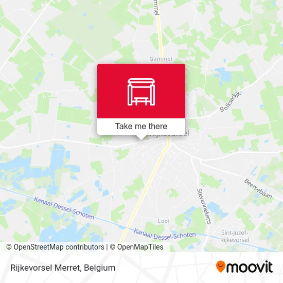 Rijkevorsel Merret map