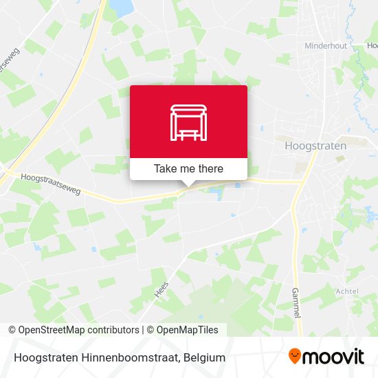 Hoogstraten Hinnenboomstraat plan