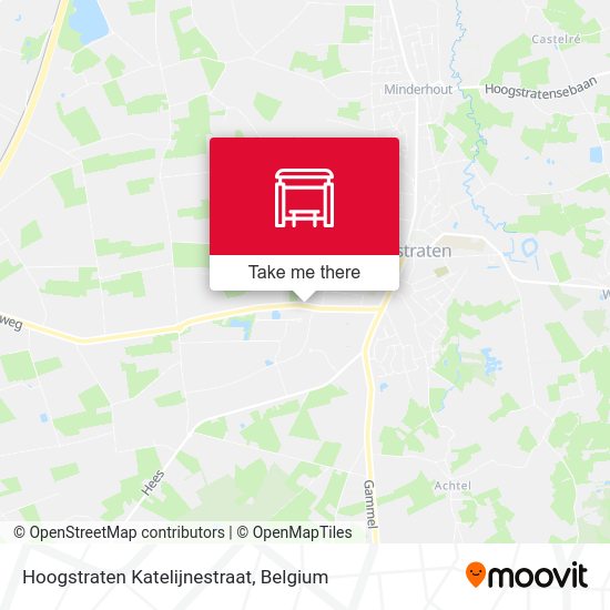 Hoogstraten Katelijnestraat map