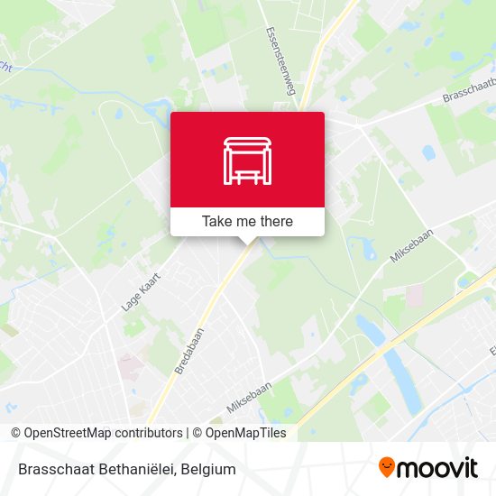 Brasschaat Bethaniëlei map