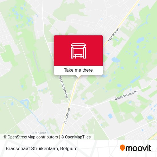 Brasschaat Struikenlaan plan