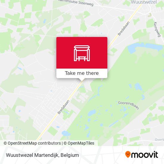 Wuustwezel Martendijk map