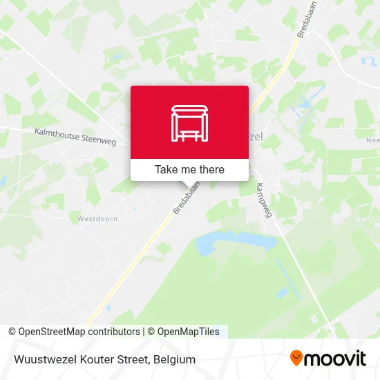 Wuustwezel Kouter Street map
