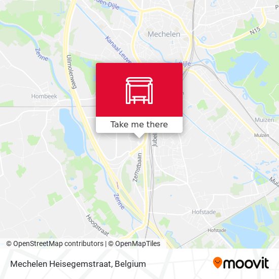 Mechelen Heisegemstraat plan