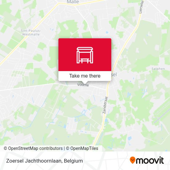 Zoersel Jachthoornlaan plan